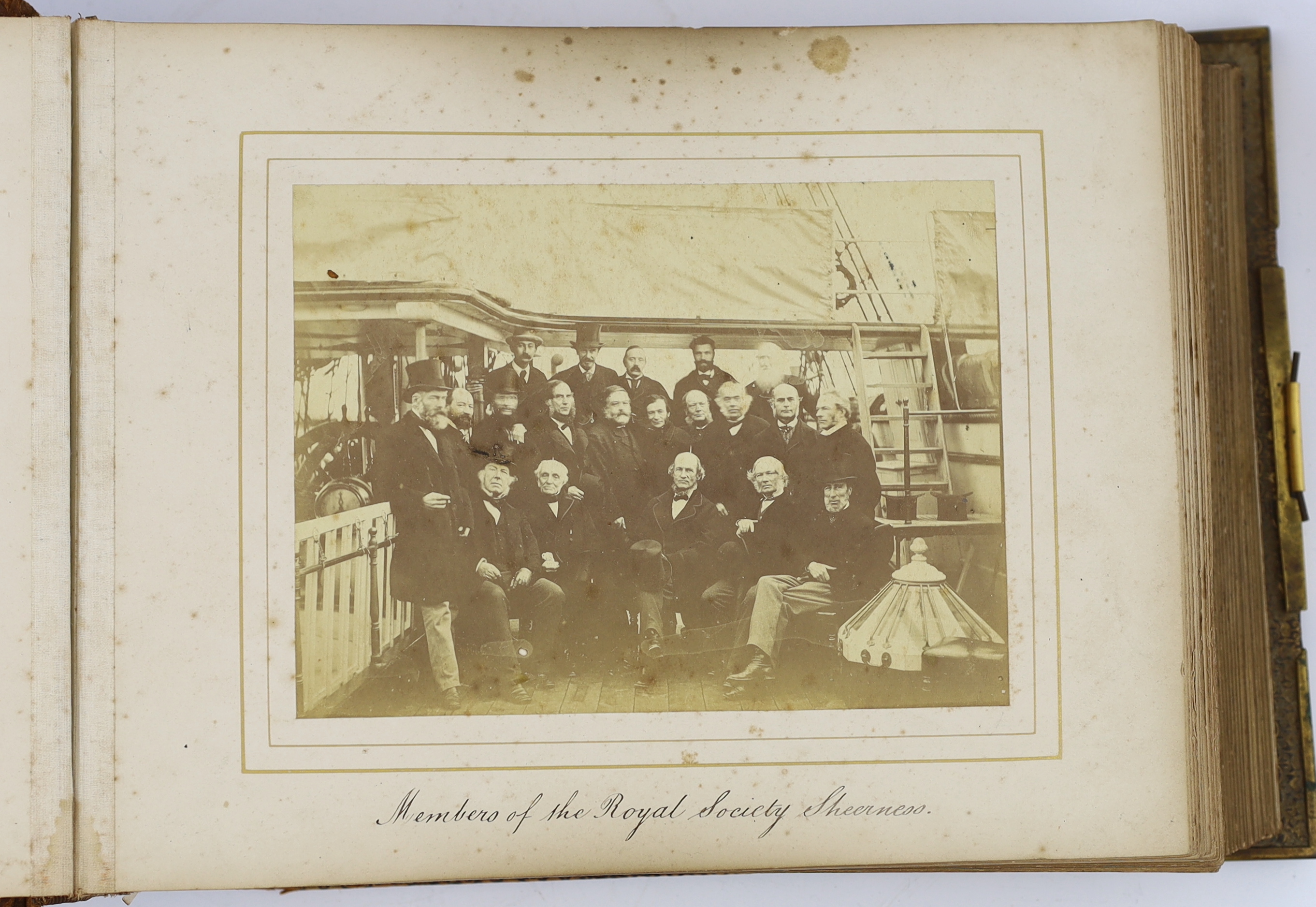 An album of photographs and ephemera relating the 1872-76 Royal Society Scientific Voyage, circa 1876, Provenance: Sotheby’s Groombridge Place sale, 15th and 16th September, 1992